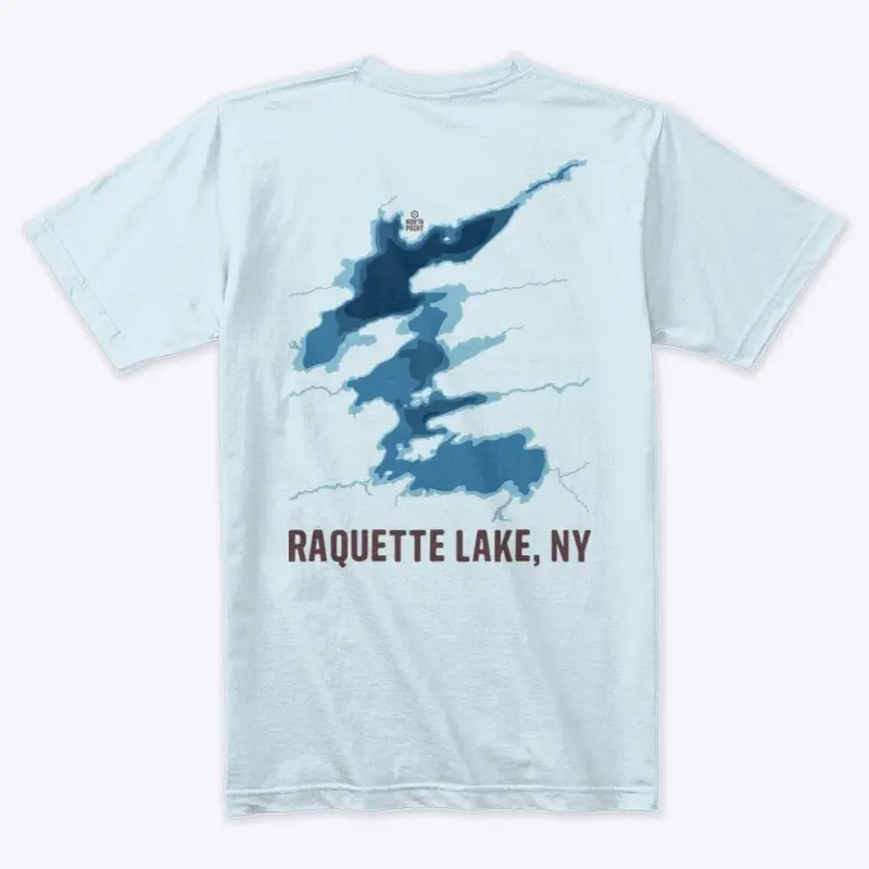 Raquette Lake Depth Map